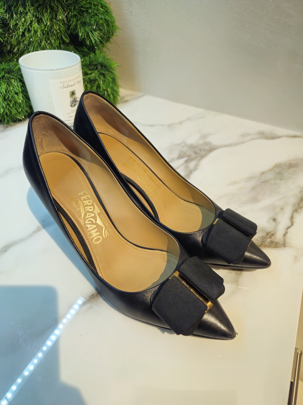 Salvatore Ferragamo 80mm Vara-bow pumps